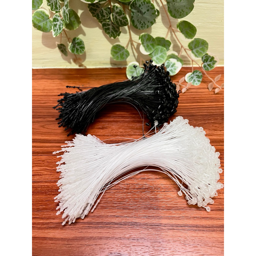 

Tali loop pin plastik/ tali hangtag 500 pcs