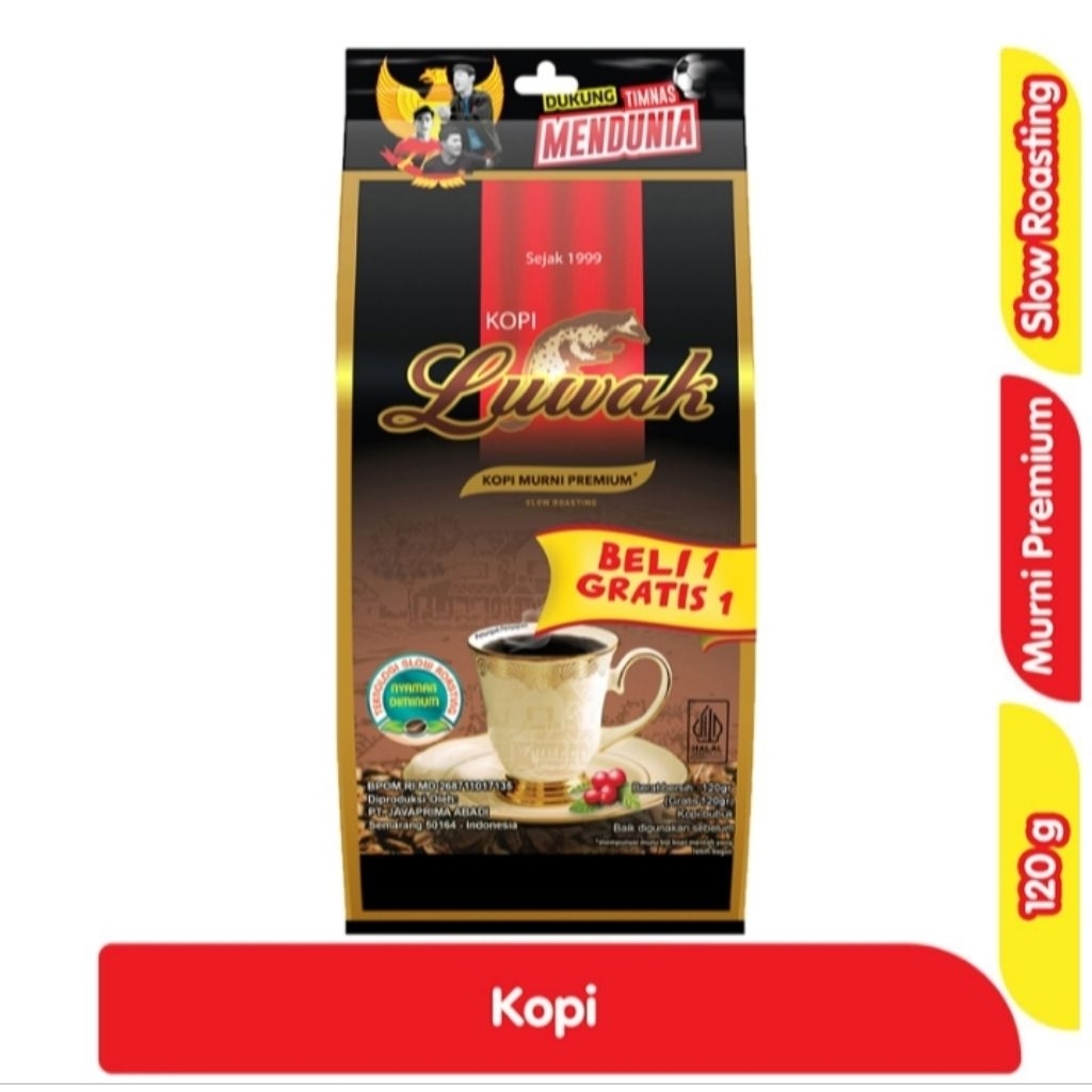 

Luwak Kopi Murni Premium 2 x 120 g