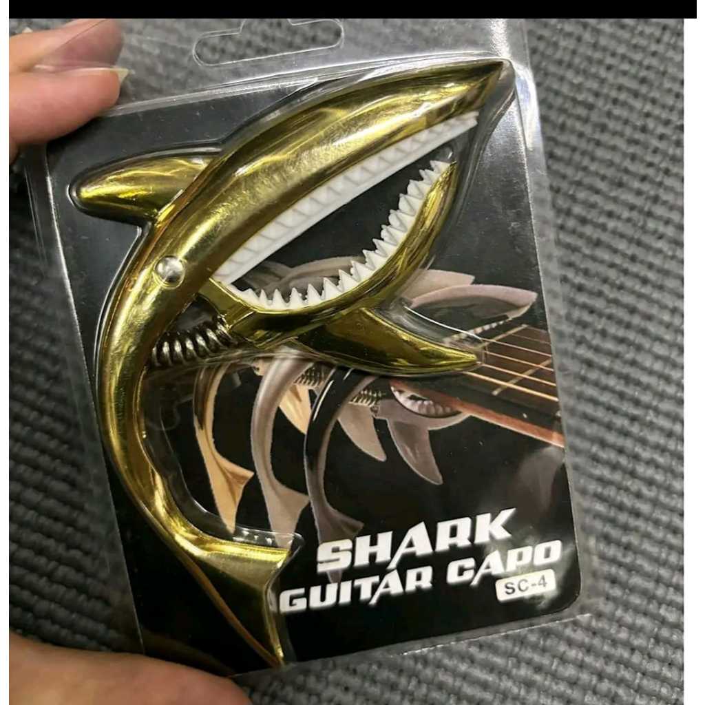 Kapo Gitar Shark / Capo Shark / Penjepit Leher Gitar kualitas bagus