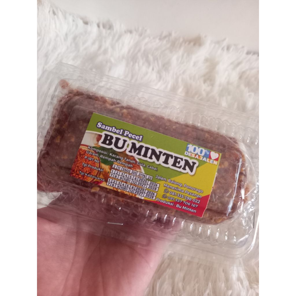 

SAMBEL PECEL BU MINTEN PEDAS MANIS khas Ponorogo