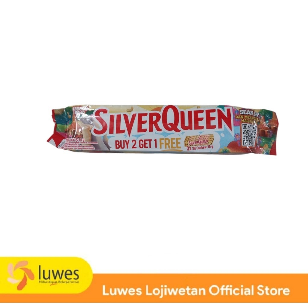 

( BUY 2 GET 1 FREE ) SILVERQUEEN 3pc @55gr CASHEW