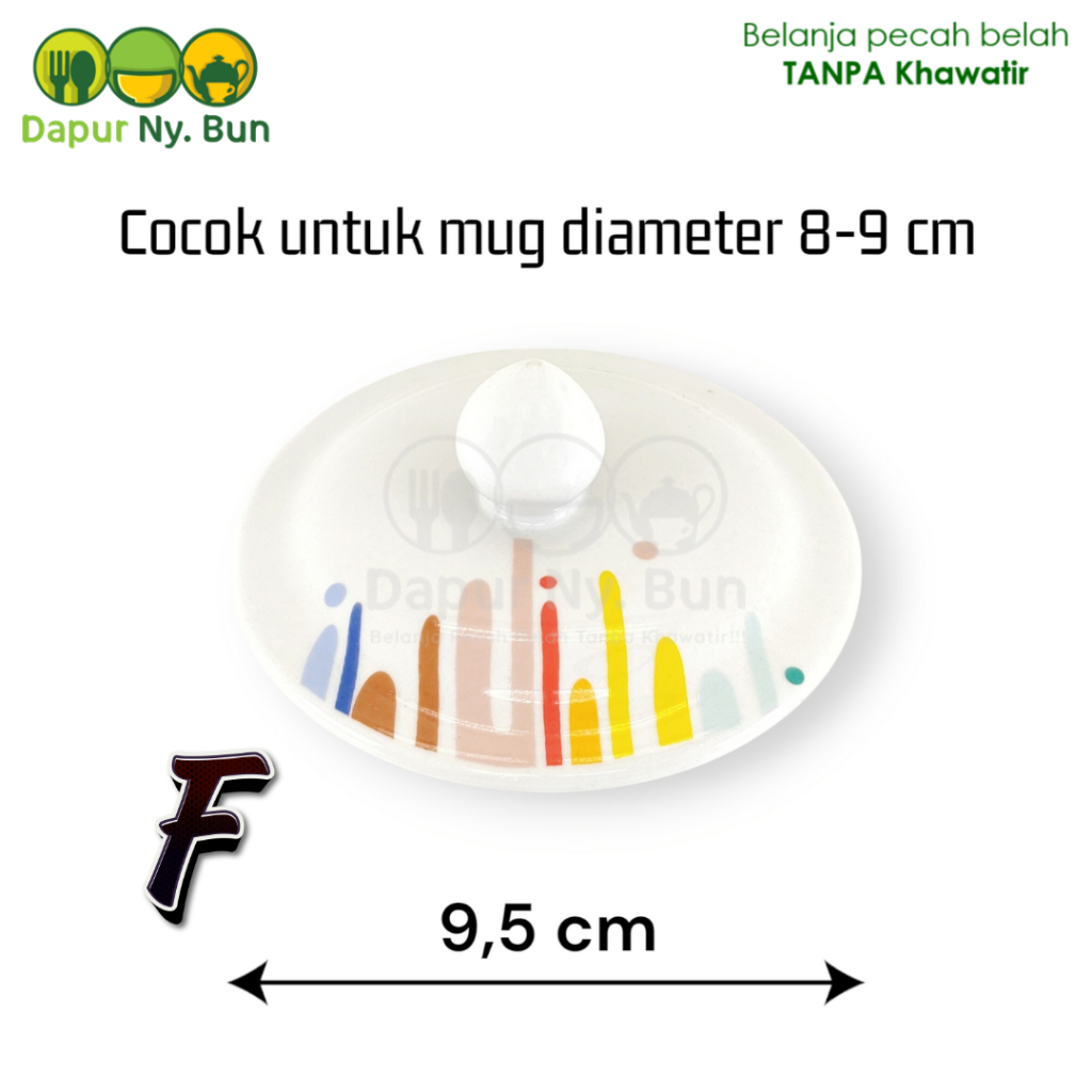 Tutup Gelas Keramik Tutup Mug Keramik Unik Serbaguna Terlaris