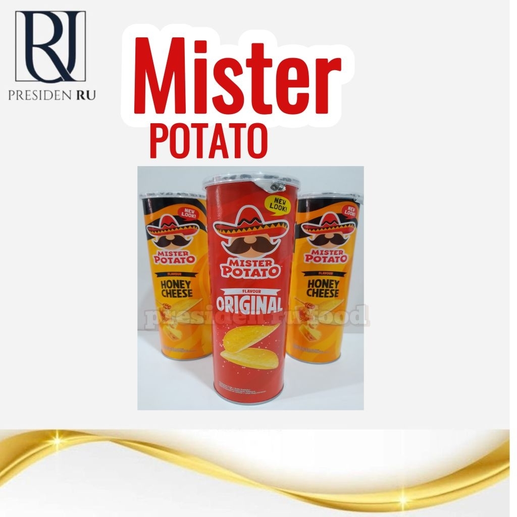 

MISTER POTATO CHIPS / KERIPIK KENTANG106 gram ALL Variant