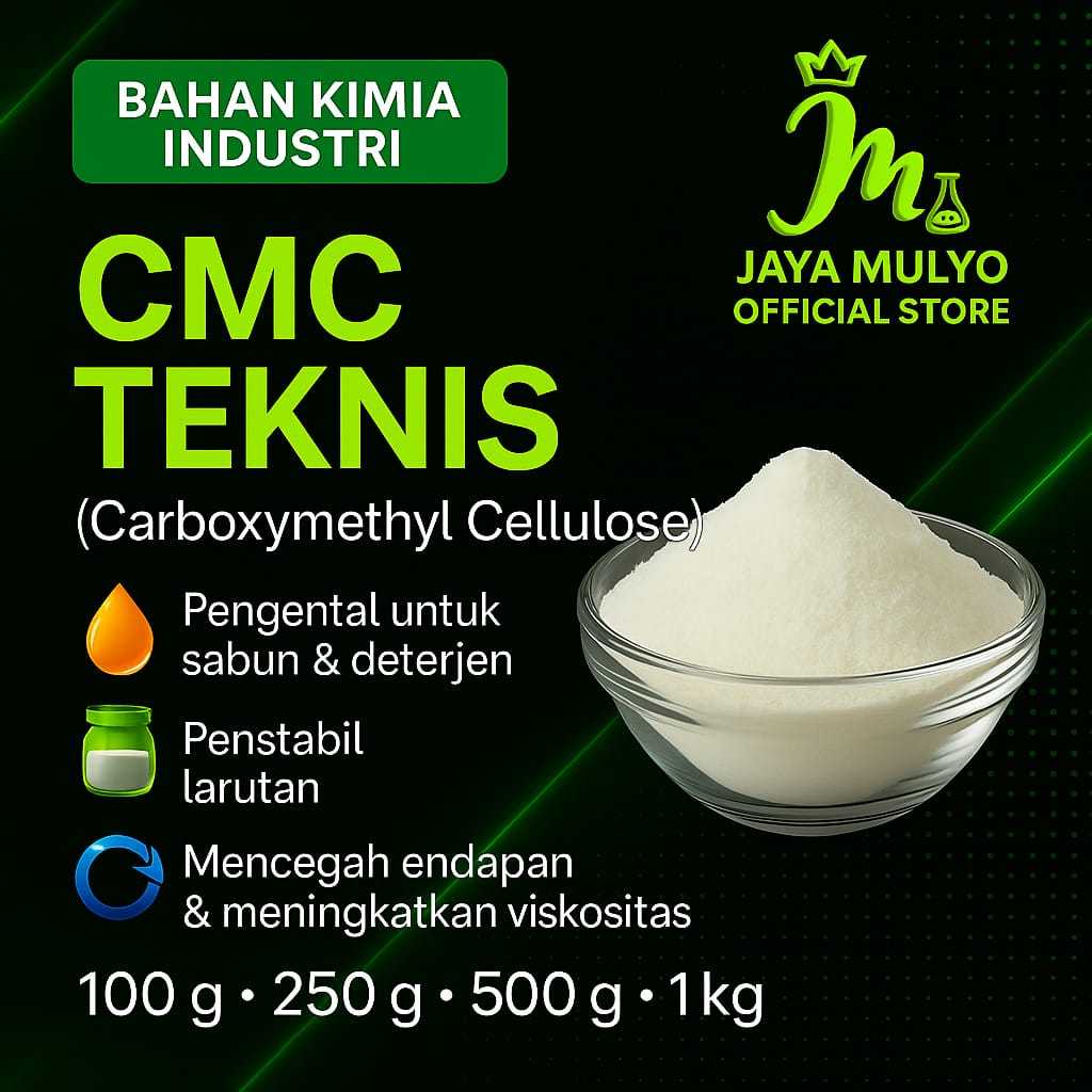 

CMC Teknis 250 gr / Carboxymethyl Cellulose / Cmc