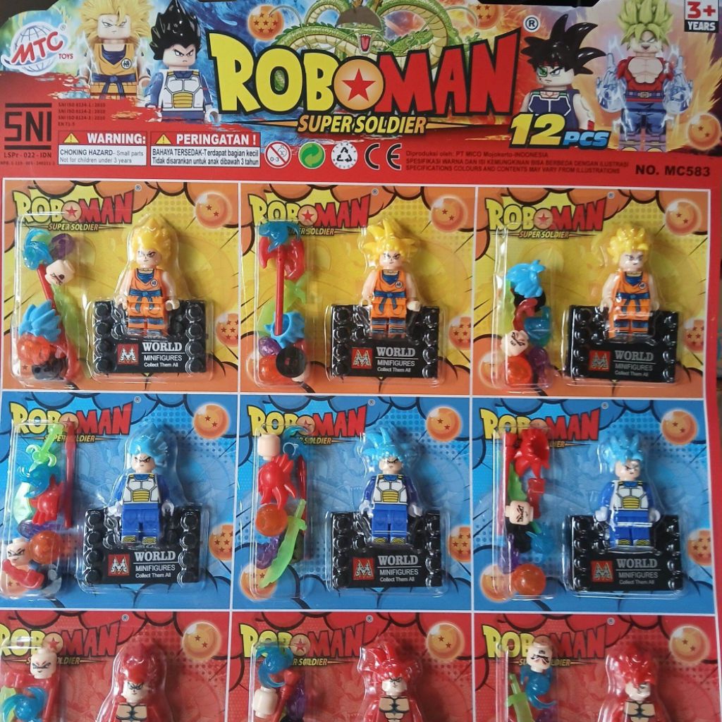 4 PCS MAINAN LEGO DRAGON BALL