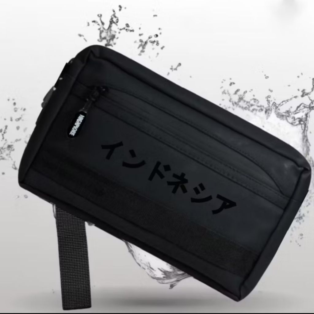 Tas Hp Gantung Slingbag Dompet Waistbag Pria Realpict - Tas Pria