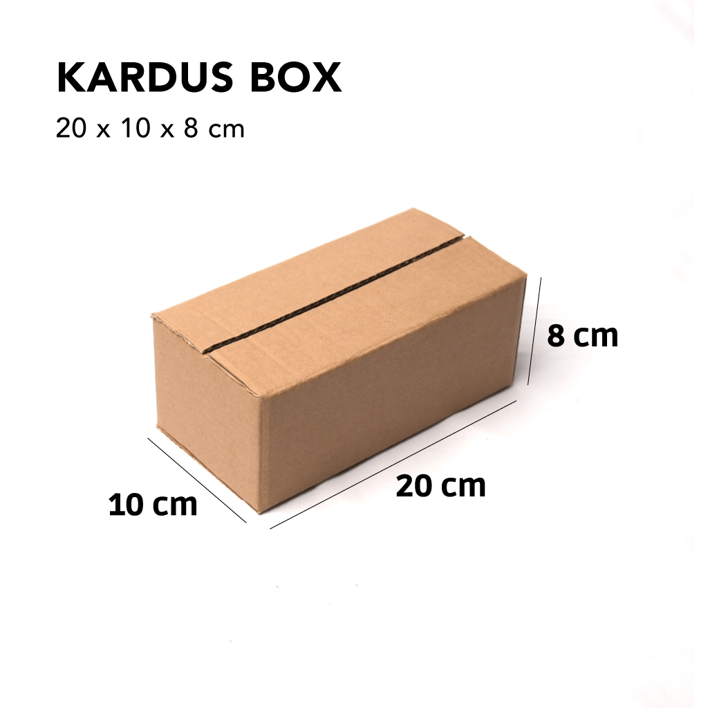 

Box Kardus Paket 20x10x8 Die Cut Tebal