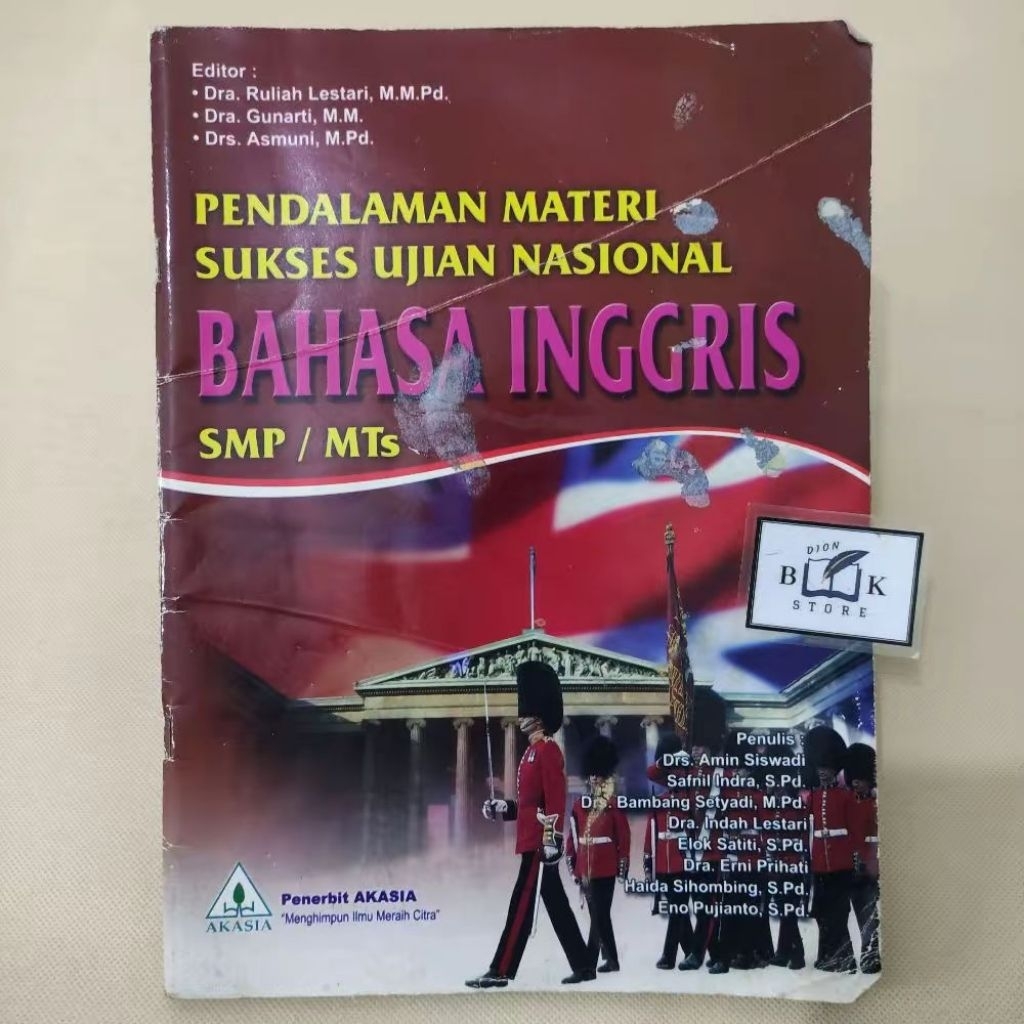 Buku LKS Pendalaman Materi Sukses Ujian Nasional Bahasa Inggris SMP/MTs