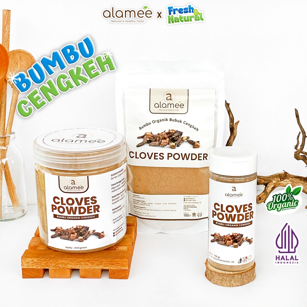 

ALAMEE Cengkeh Bubuk Clove Powder Ground Spice Murni Asli Tanpa Campuran Bumbu fresh and natural