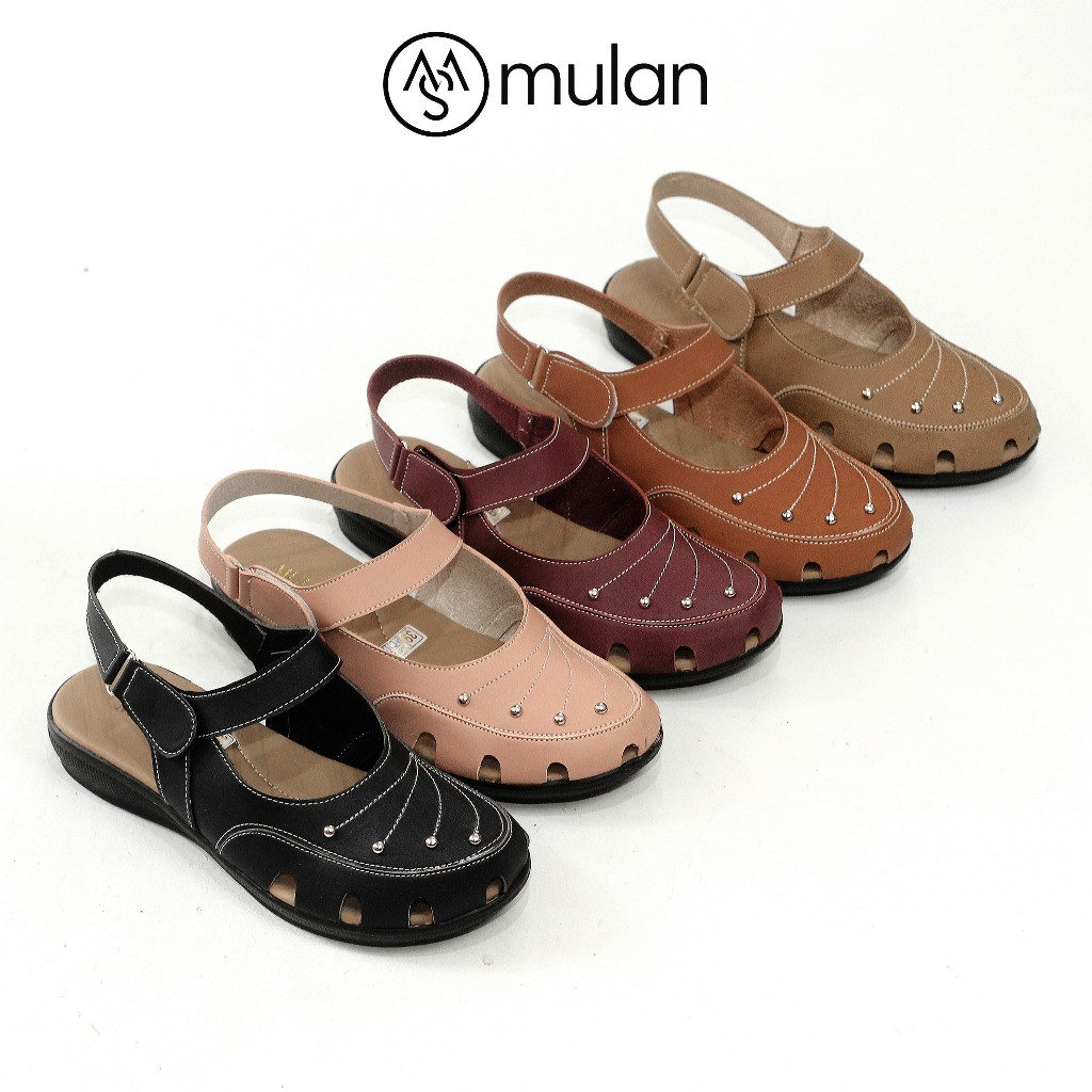 Sandal Tali Wanita Terbaru 3Cm Kekinian Murah Kulit Karet Sepatu Sendal Perempuan Dewasa Flat Teplek