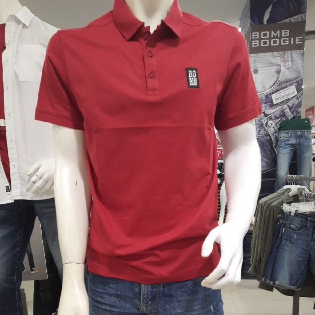 BOMBBOOGIE POLOSHIRT PENDEK PRIA KAOS BERKERAH ORIGINAL MATAHARI