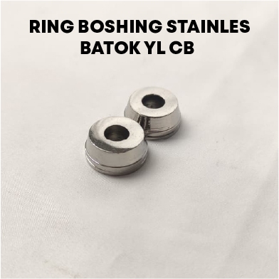 BOSING RING STENLIS  LAMPU BATOK YL MOTOR CB TEBAL 1CM