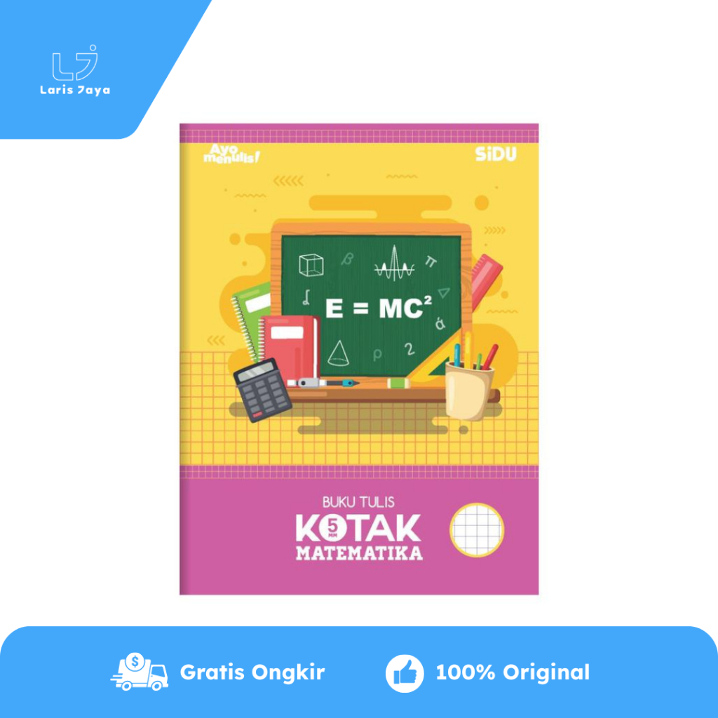 

Buku Tulis SIDU Kotak Kecil Matematika 38 lembar