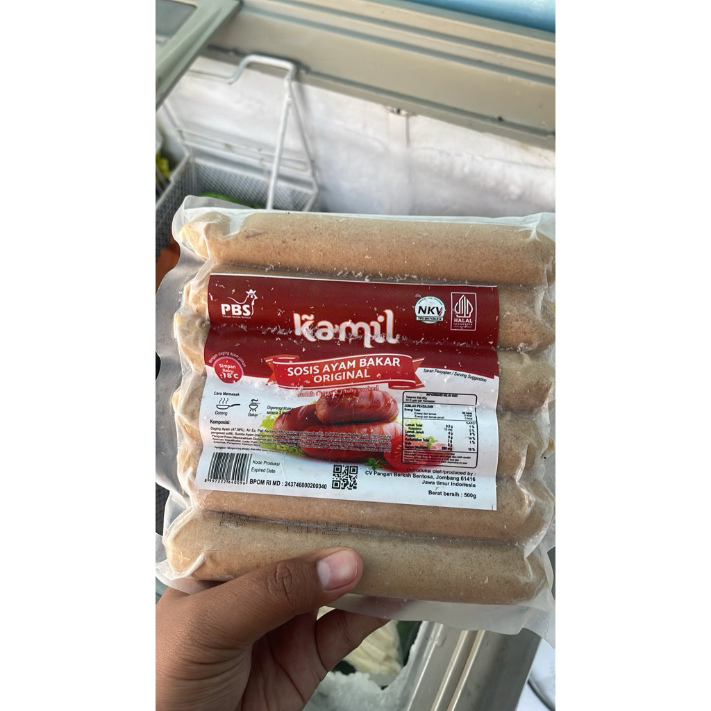 

Sosis Kamil Original 500g | Sosis Ayam Bakar Kamil