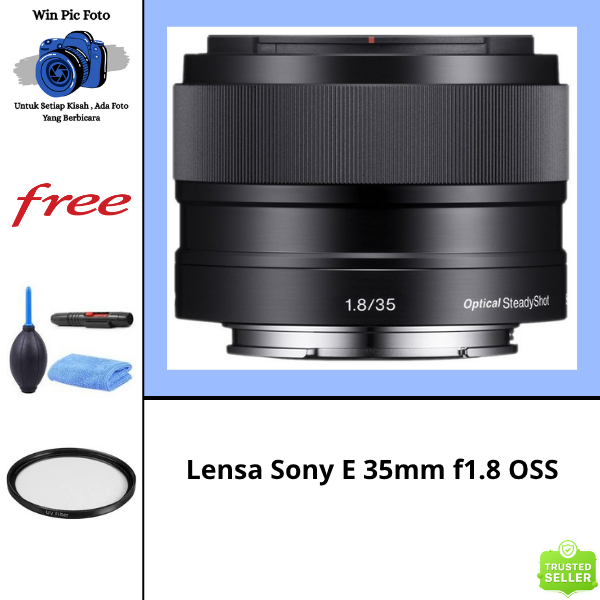 Lensa Sony E 35mm f1.8 OSS / Lensa Kamera Sony / Lensa Camera Sony / Lens Kamera Sony / Lens Camera 
