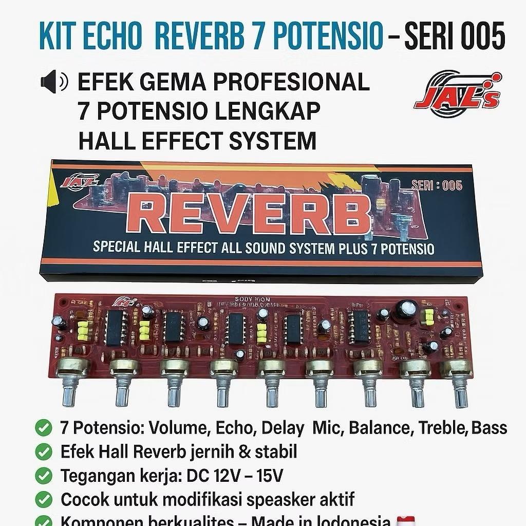 KIT ECHO REVERB 7 POTENSIO – SERI 005