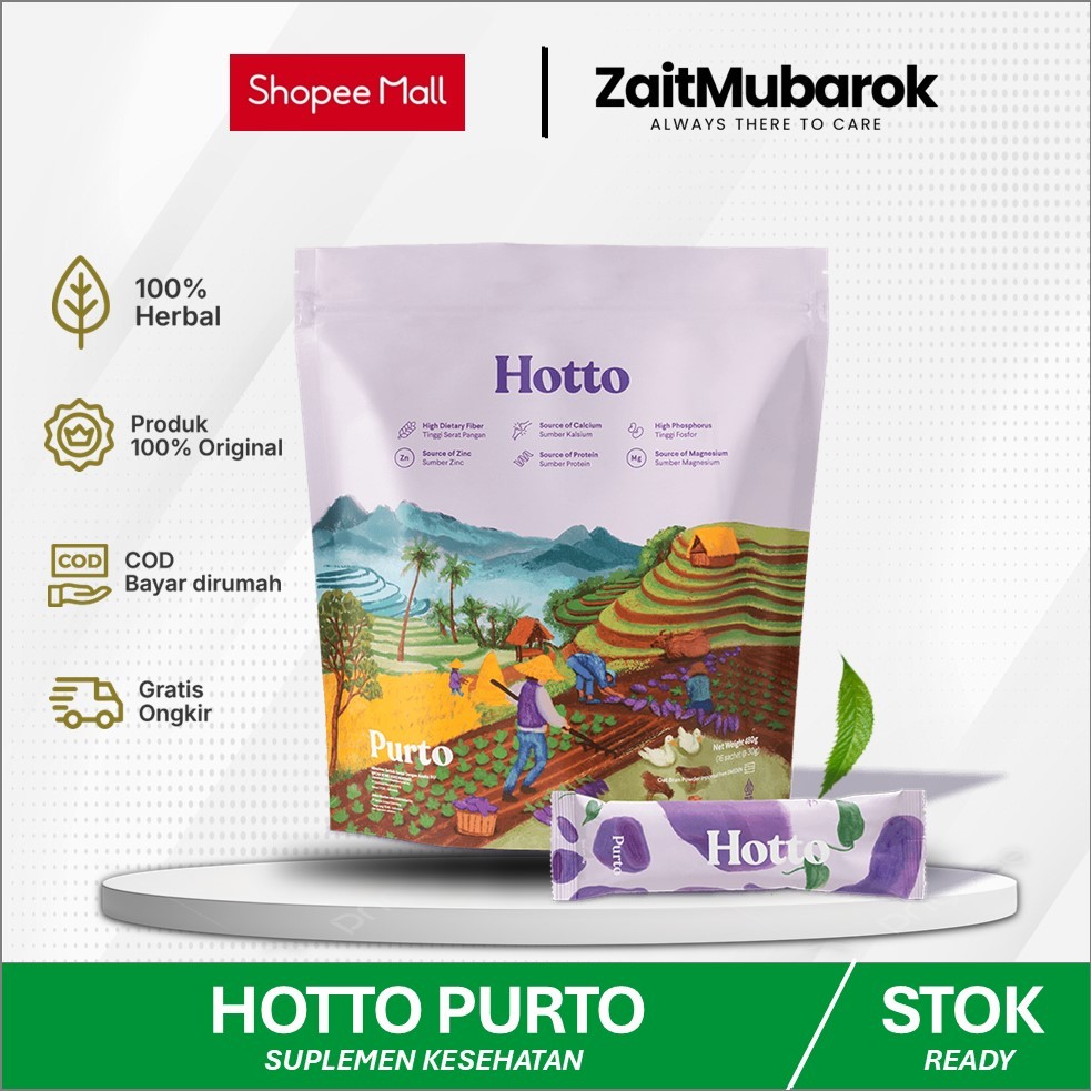 

HOTTO PURTO MULTIGRAIN WITH PURPLE POTATO - 1 POUCH ISI 16 SACHET