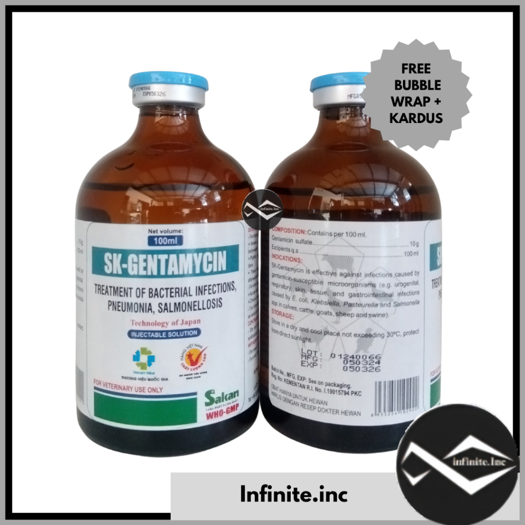 SAKAN SK Gentamycin 100 ml - LIKE GENTAJECT GENTA 100