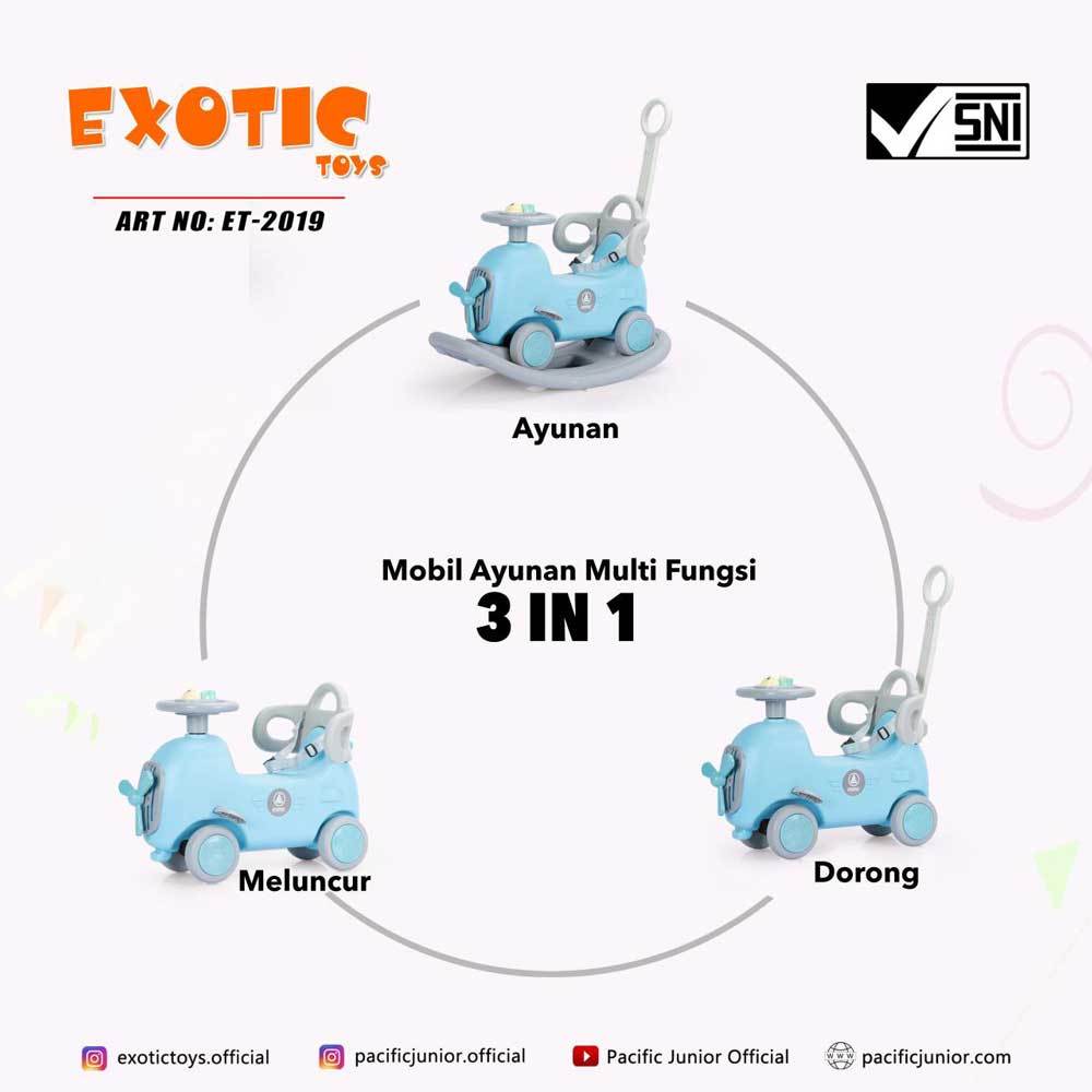 EXOTIC ET 2013 | ET-2019 Ride On Mainan Anak Kuda-kudaan Mobil-mobilan