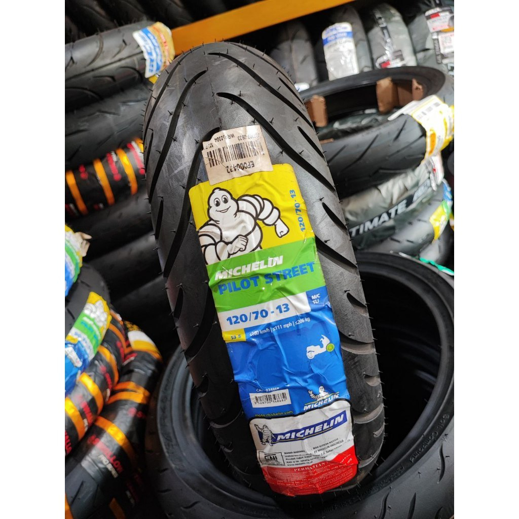 BAN MICHELIN 120/70-13 NMAX NEW NMAX OLD FREE PENTIL TUBELESS PILOT STREET