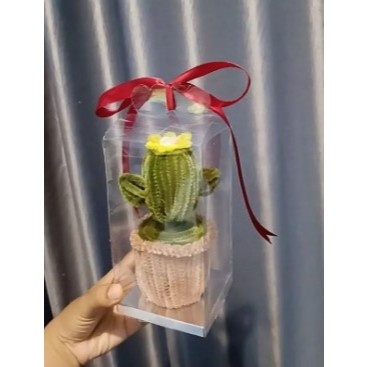 

(MIKA SAJA) Kotak Mika Souvenir Ukuran 10x10x20 cm