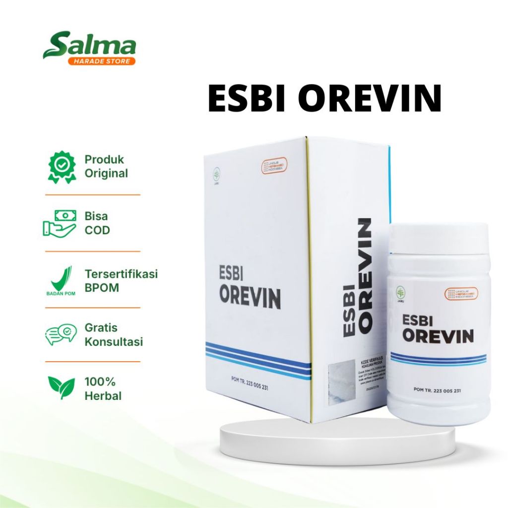Esbi Orevin Original Kapsul Esbi Orevin Herbamed Obat Herbal Untuk Atasi Diabetes Gula Darah Kencing