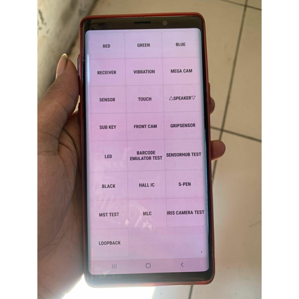 lcd samsung note 9