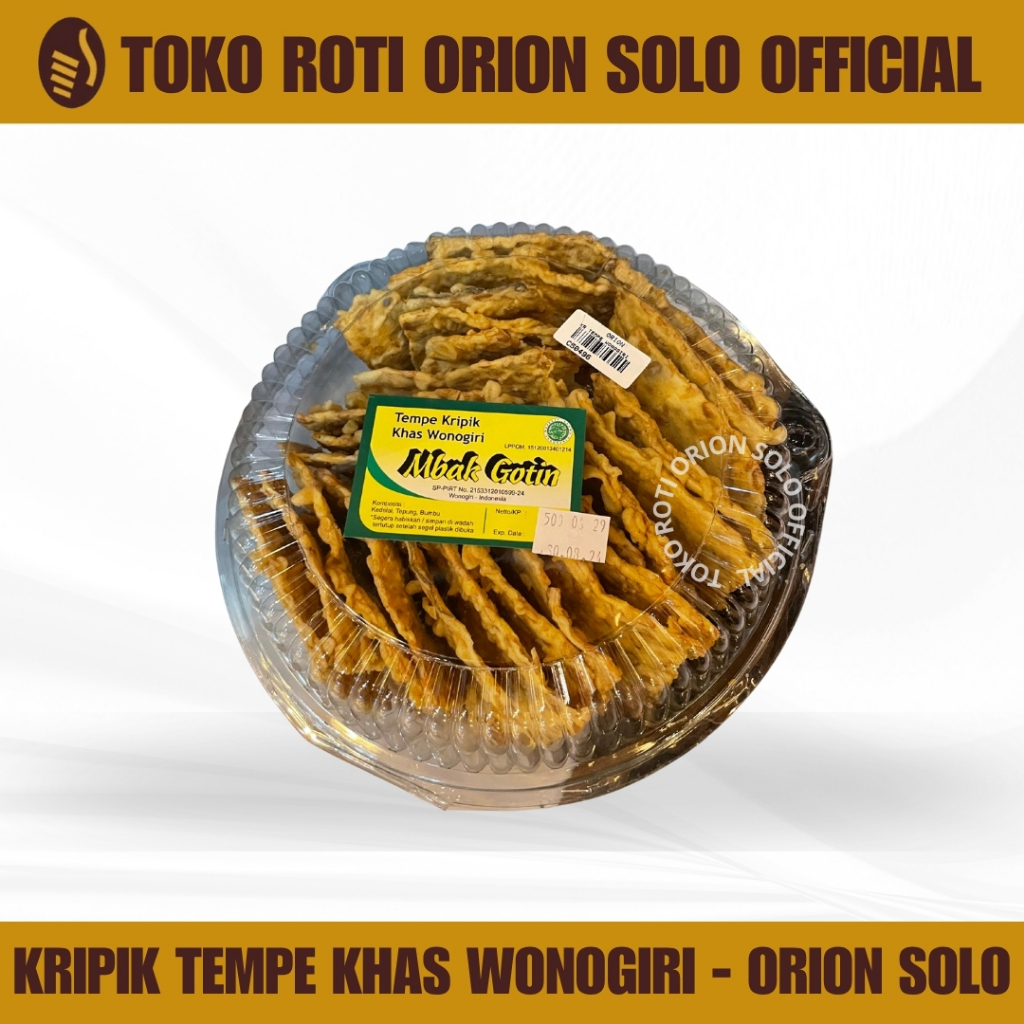 

Kripik Tempe Khas Wonogiri Mbak Gotin - Orion Solo