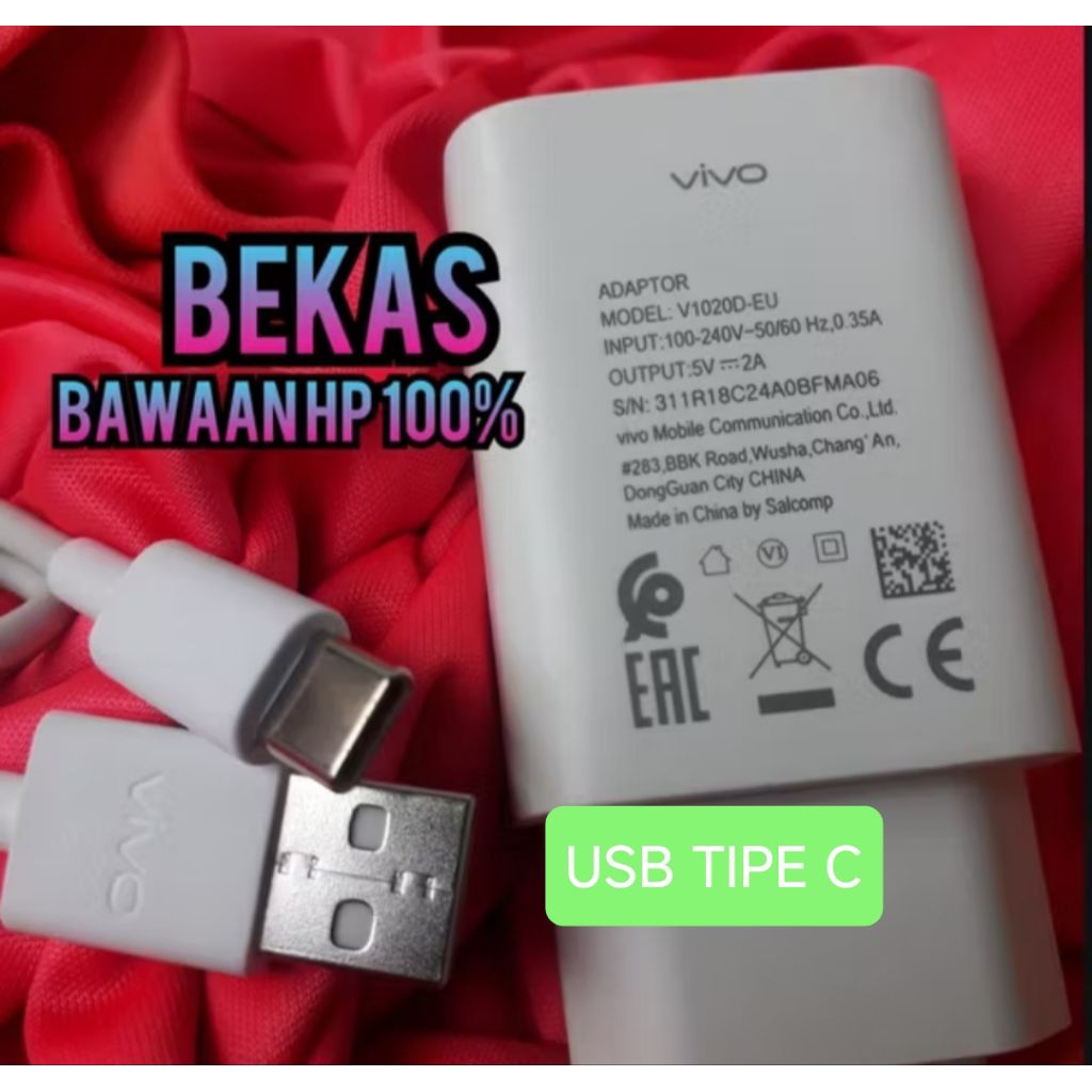 charger vivo tipe c y30 original