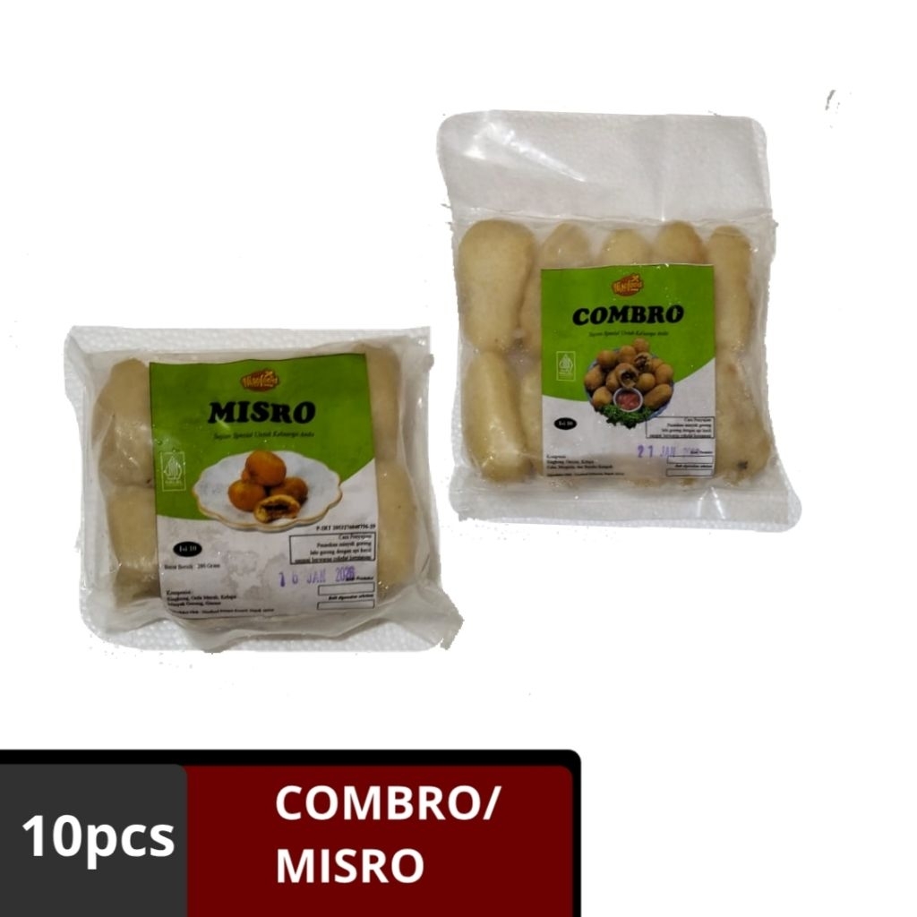 

COMBRO/MISRO ISI 10PCS FROZEN FOOD COMBRO ASIN MISRO MANIS MAKANAN BEKU