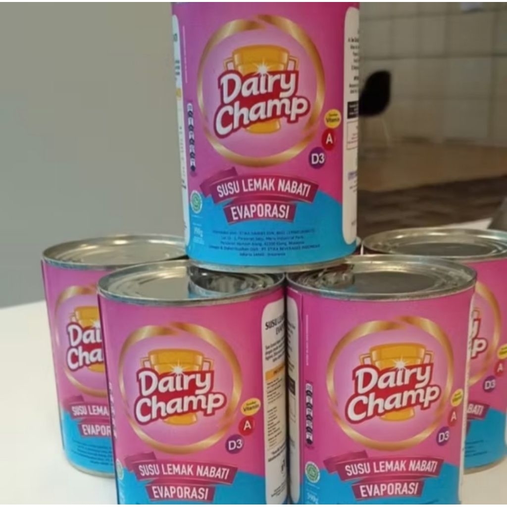Susu Evaporated DairyChamp / Susu Evaporasi DairyChamp 1 dus