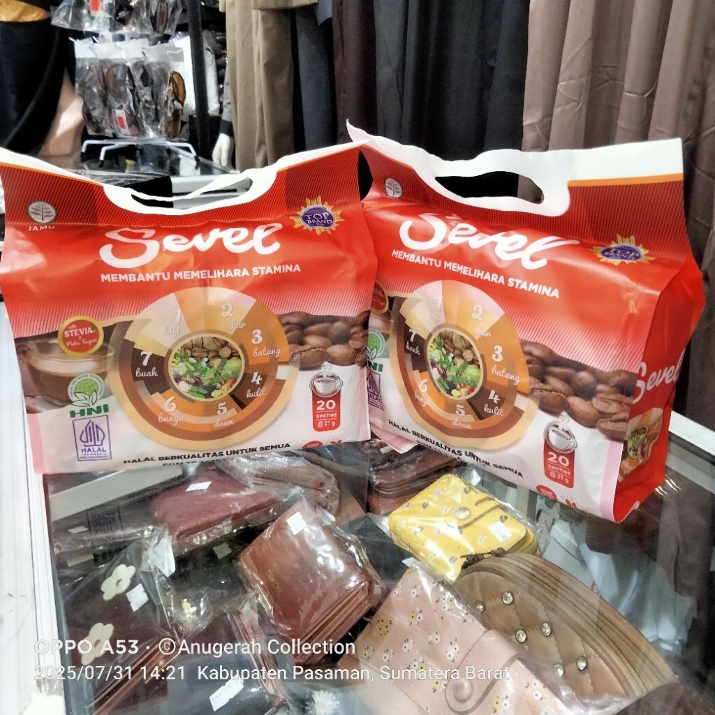

Kopi Sevel HNI Dengan 7 Campuran Bahan Herbal Membantu Memelihara Stamina (Isi 20 Sachet)