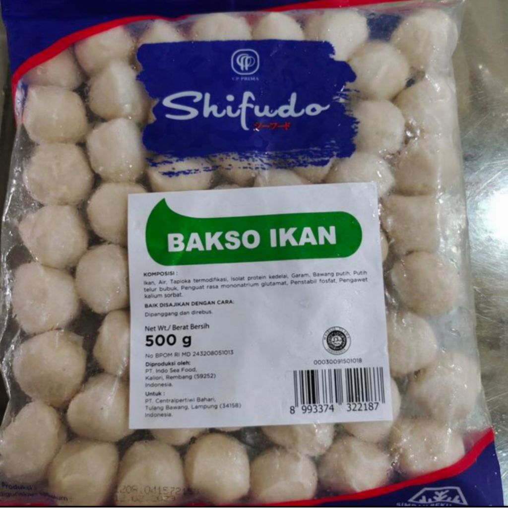 

shifudo bakso ikan ukuran berat 500 gram frozen food