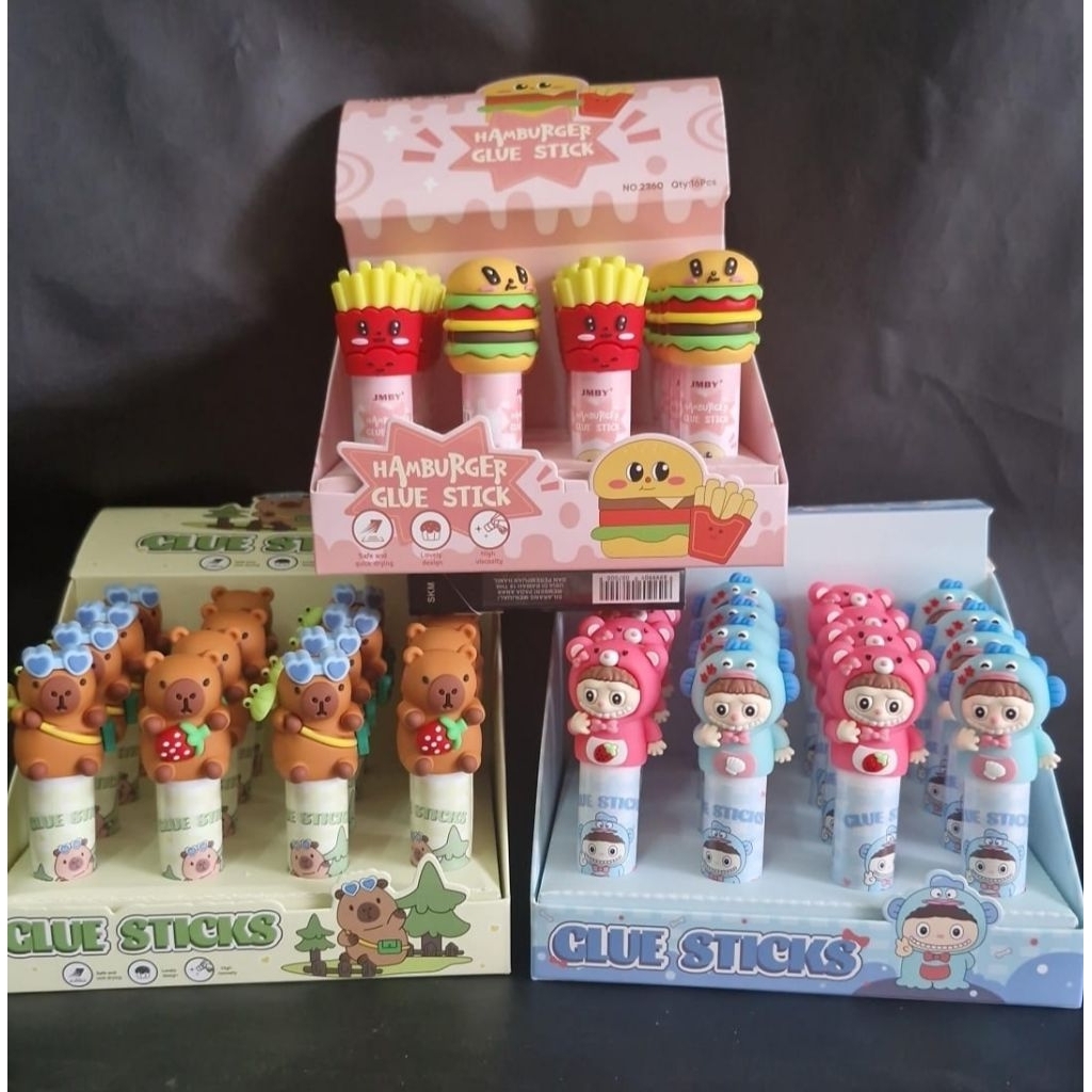 

Lem Putar Kepala Astronot Rocket Bear Chicken Rabbit || Lem Putar Unik || Astronot Solid Glue