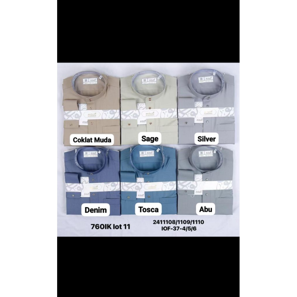 JUBAH AL HARAMAIN THOBE HAMZAH SEMIWOL KANCING PREMIUM