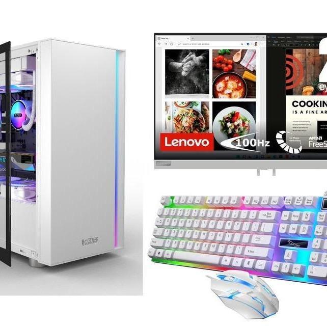 PC KOMPUTER GAMING FULSET - PC RAKITAN FULSET - INTEL CORE i3 12100F - 16GB - VGA 4GB - SSD - NVME 2