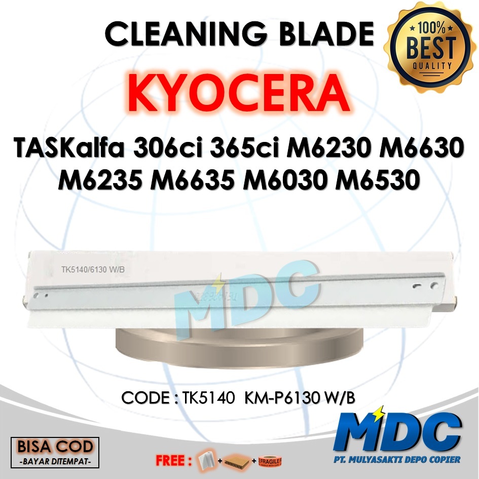 CLEANING BLADE COMPATIBLE KYOCERA DK-5140 M6630cidn M6530cidn M6535cidn WIPER BLADE KYOCERA 6630 653