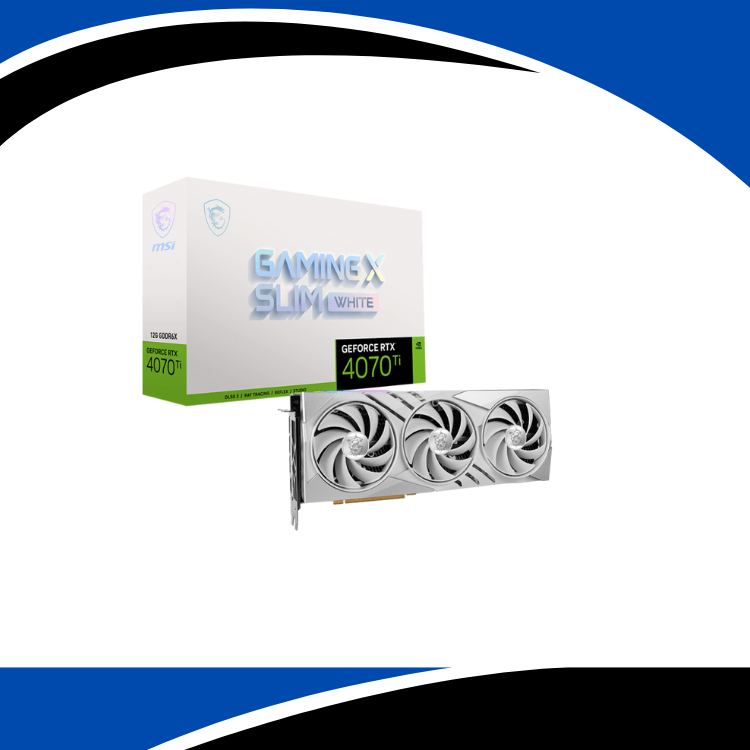 MSI GeForce RTX 4070 Ti GAMING X SLIM WHITE 12G