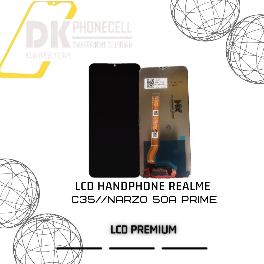 LCD HANDPHONE REALME C35//NARZO 50A PRIME