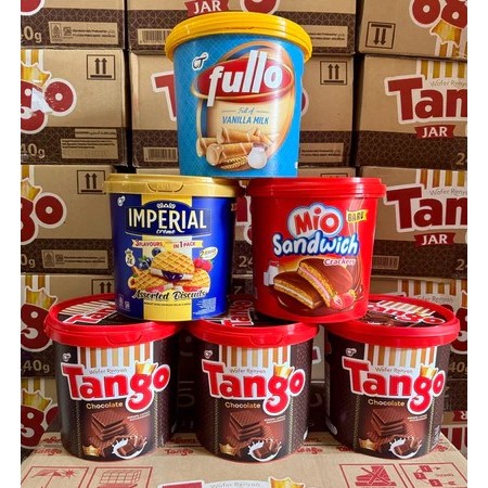 

Tango Wafer Fullo Imperial Mio Jar Exp 2026 1 Karton Isi 6Pcs
