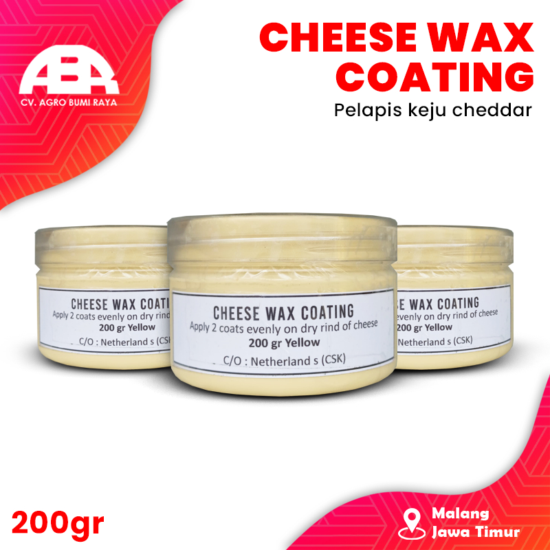 

Cheese wax pelapis keju cheddar 200gr