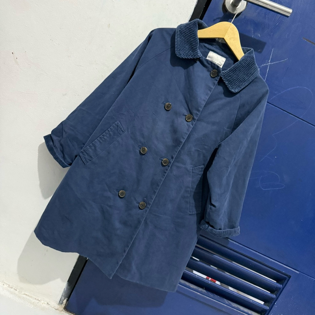 preloved jaket coat anak 5-6 tahun corduroy