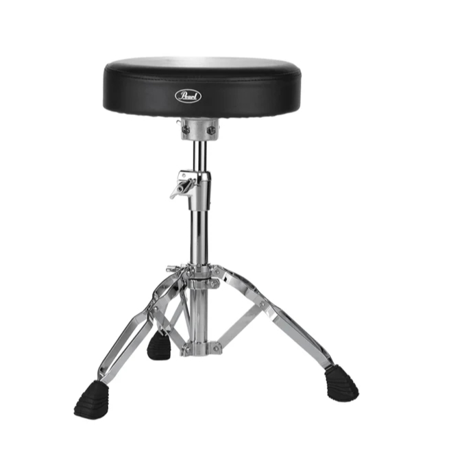 Pearl D-930 Drum Throne | 12" Round Vinyl Cushion | Kursi Drum Akustik Elektrik
