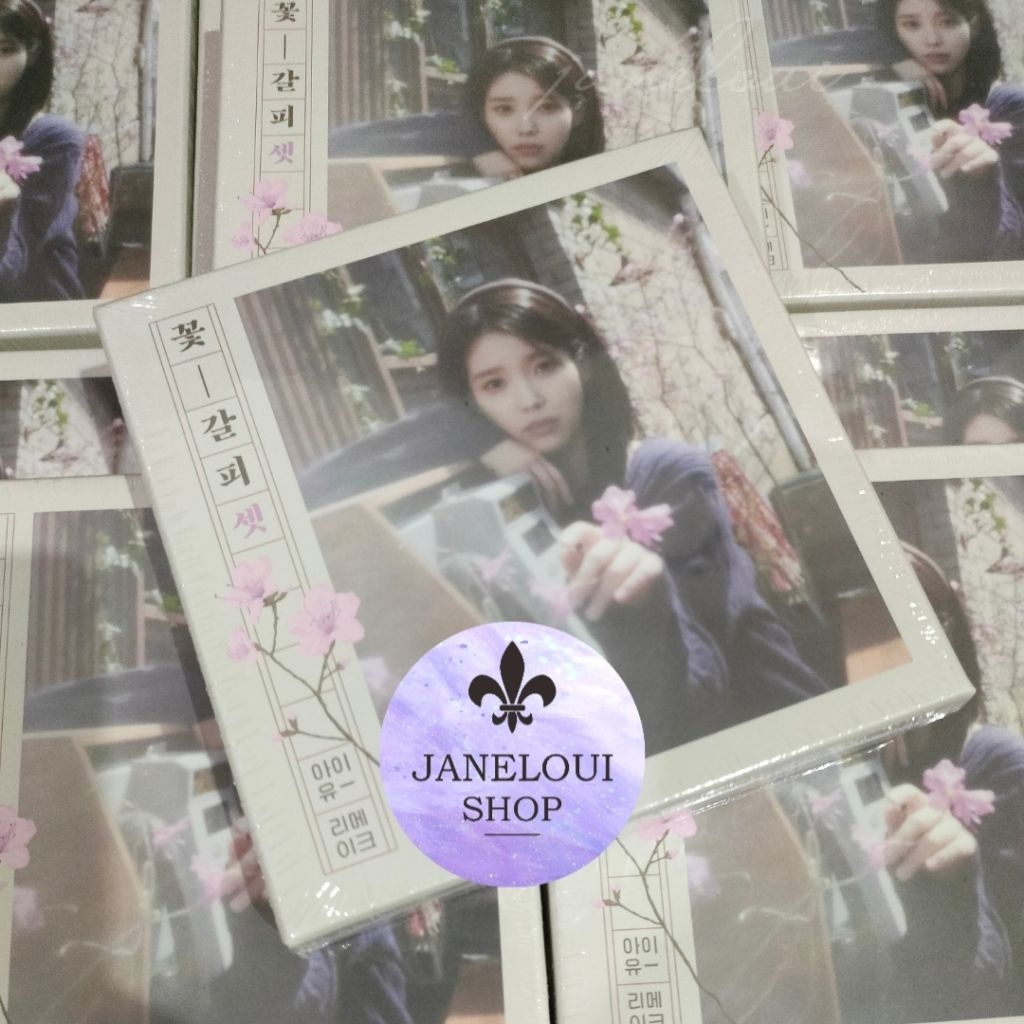 [Ready] IU Remake Album A FLOWER BOOKMARK 3 KKOT GALPI / uaena Lightstick IU I-KE PC Photocard pob s