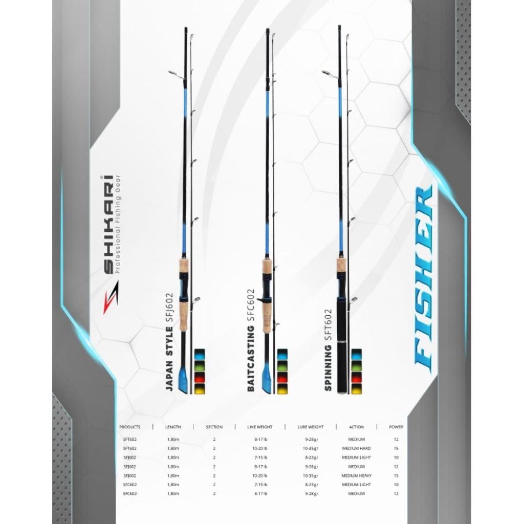 JORAN SAMBUNG 2 CARBON SHIKARI FISHER 180CM (SPINNING)