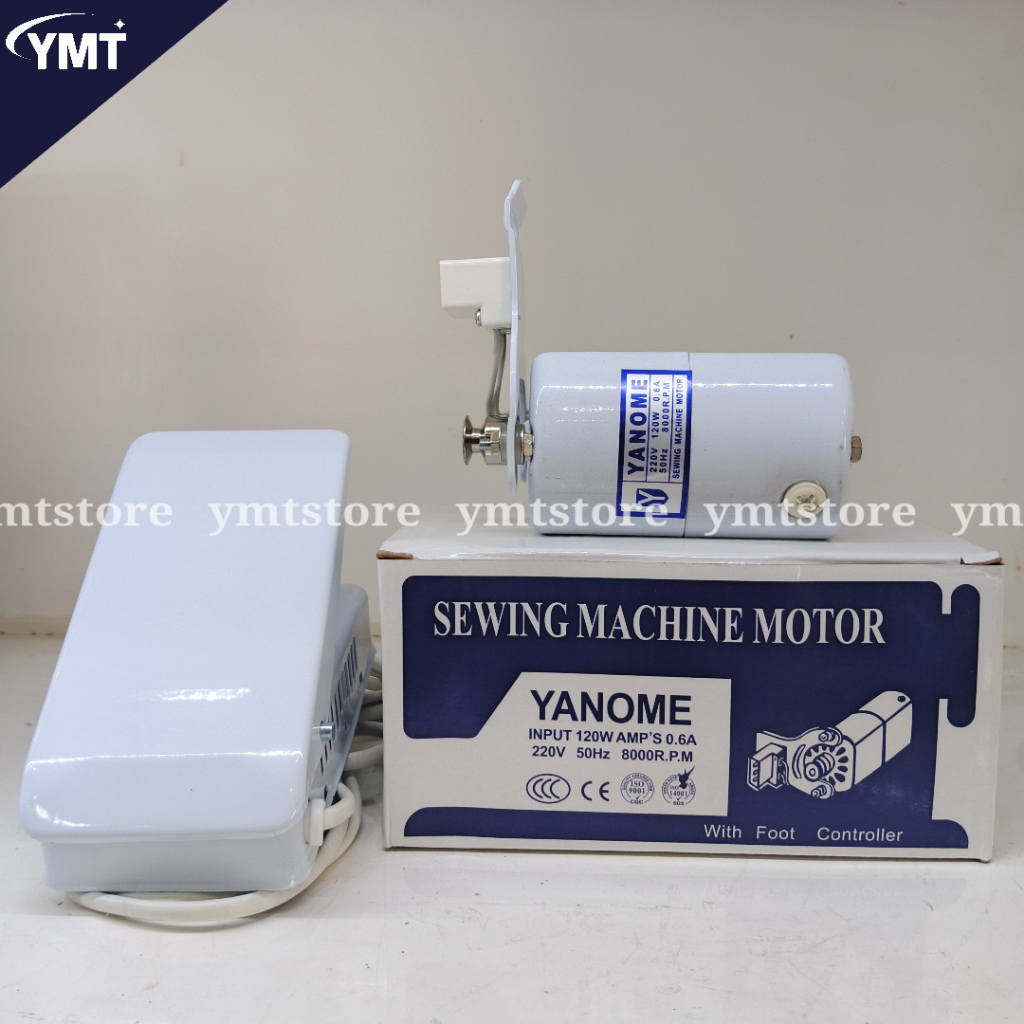 Dinamo Yanome 120W Untuk Mesin Jahit Klasik Tradisional