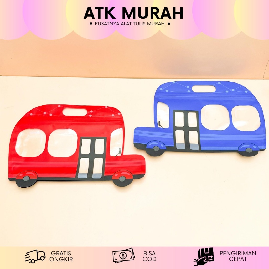 

ZIPPER POUCH MOBIL DOFF UK 28X15 KP-1994 HAMPERS LEBARAN SINCIA TAHUN BARU NATAL SOUVERNIR POUCH BANYAK UKURAN