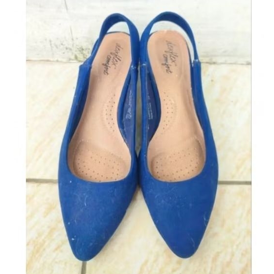 Sepatu Payless Biru Heels 5cm