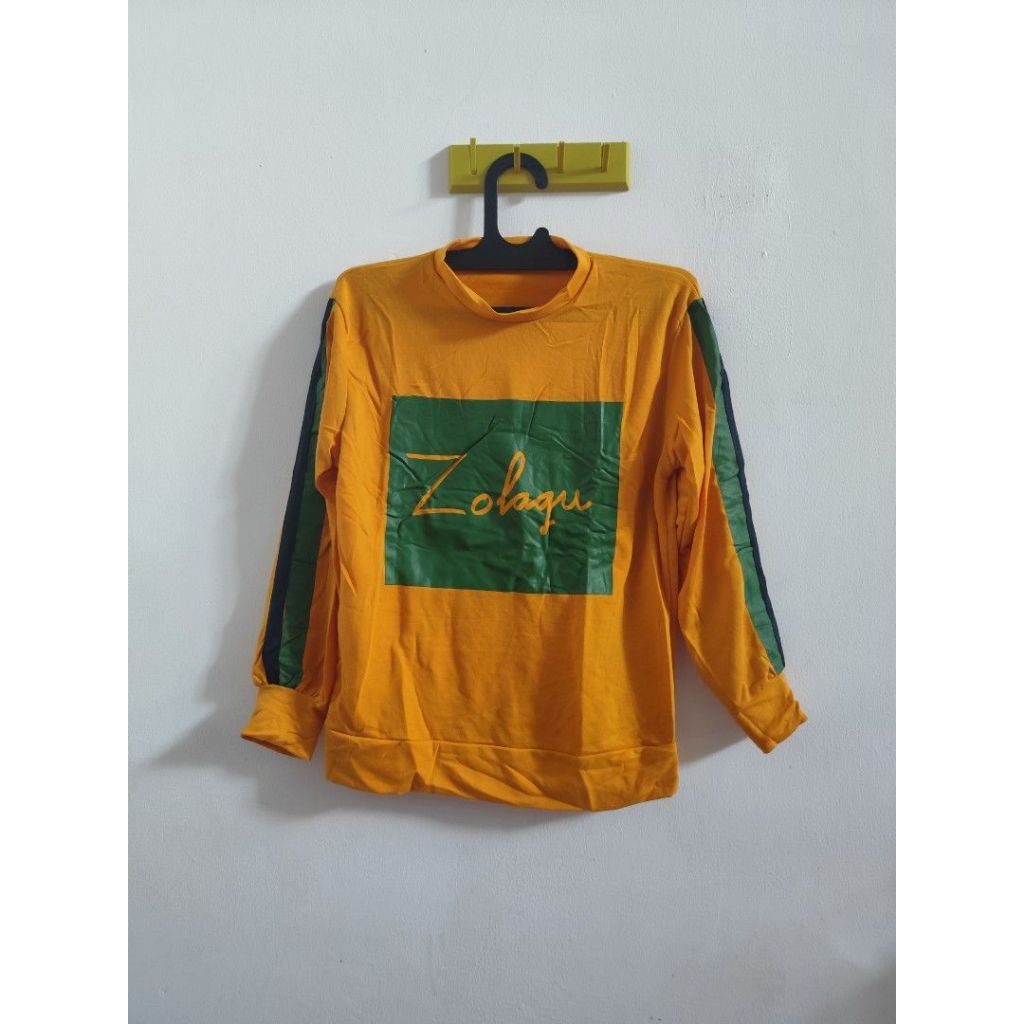 Kaos Unisex Lengan Panjang - Kuning Mustard