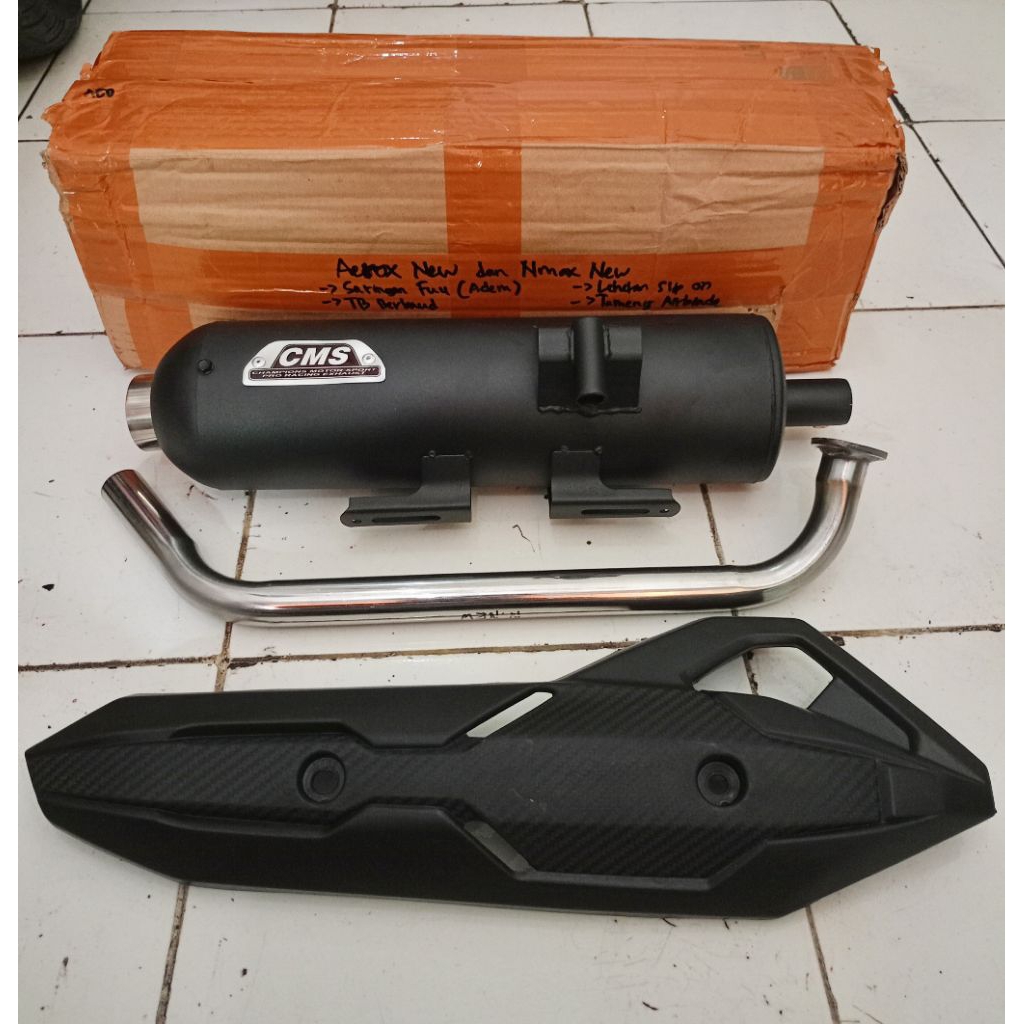 Knalpot standar racing adem nmax new/aerox new